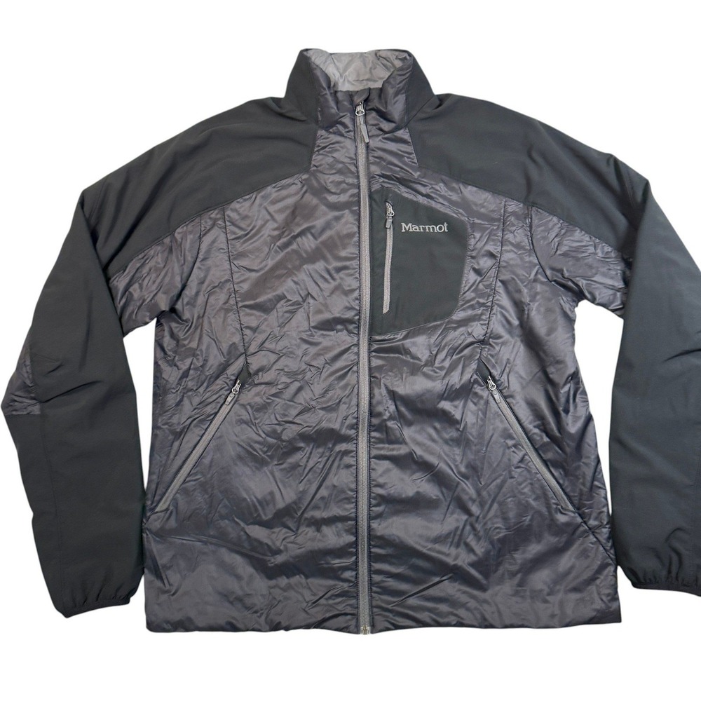Marmot Isotherm Hybrid Insulated Softshell Jacket Mens‎ XL Black Gray PN 79448